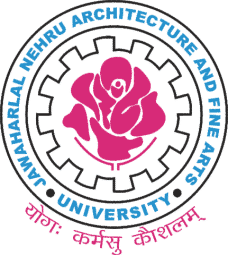 Jawaharlal Nehry Architecture and fine arts University logo